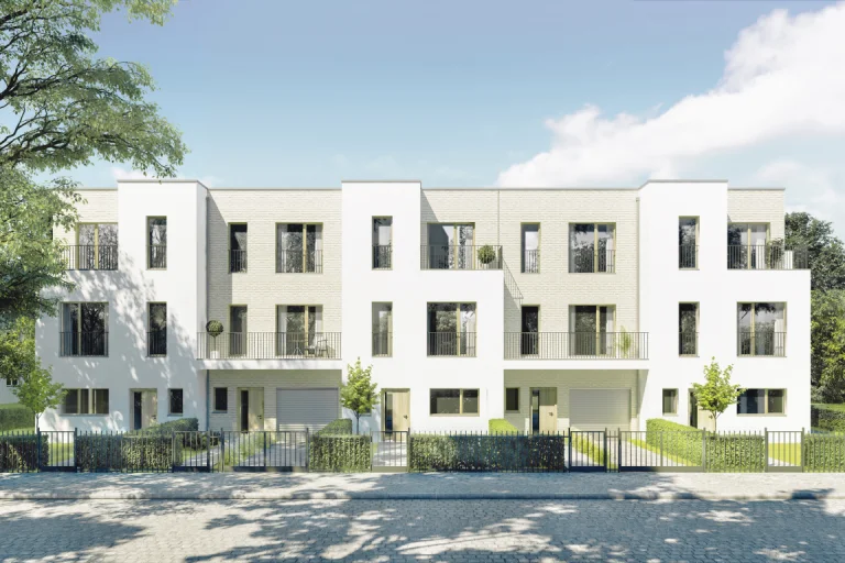 Townhouse Neubau in Zehlendorf Straßenansicht