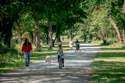 Viele idyllische Wege durchziehen den Bezirk Zehlendorf